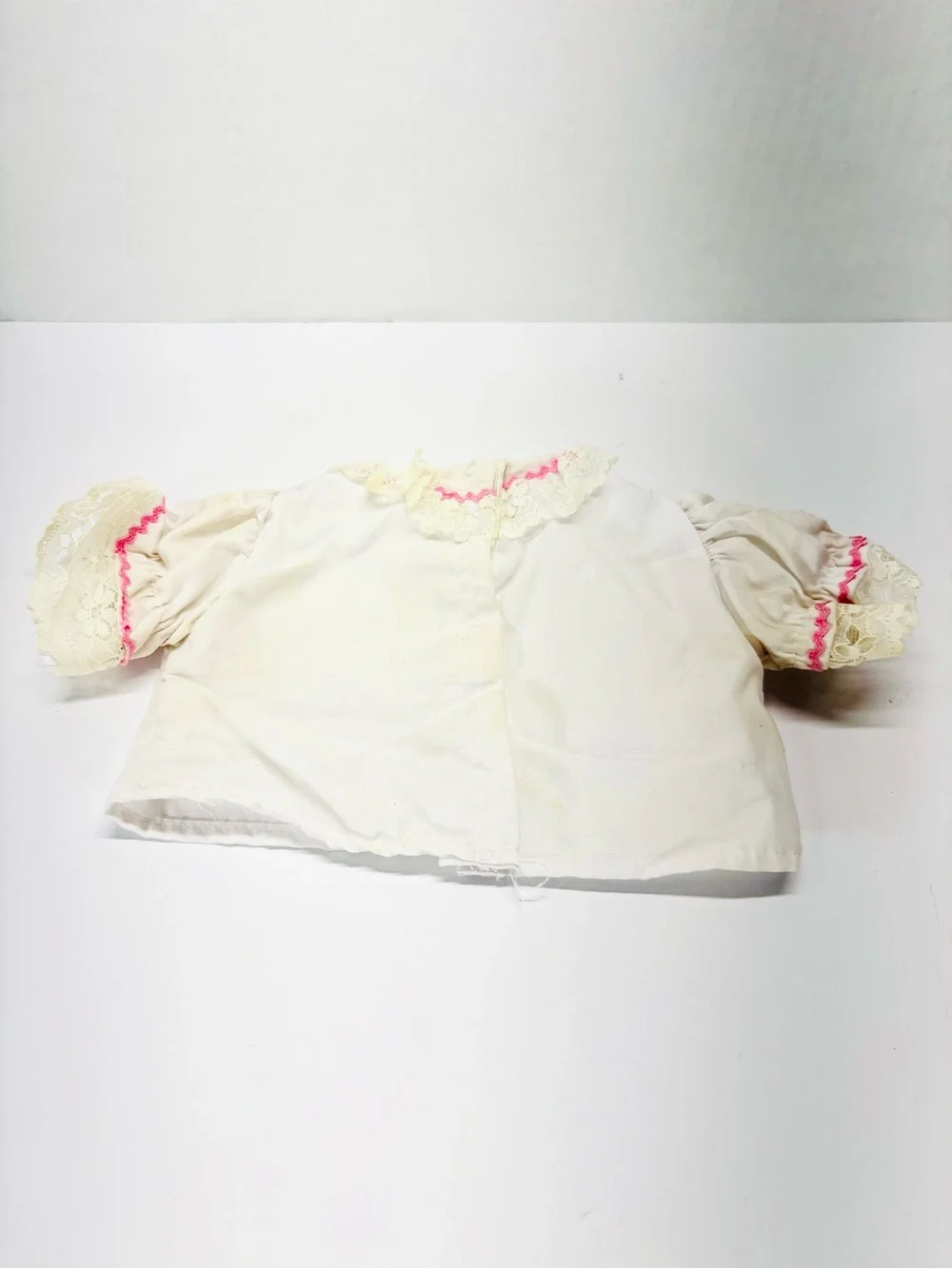 Cabbage Patch Kids Pink & White Gingham Overalls with Shirt Coleco CPK Vintage